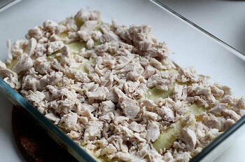 Запеканка из курицы и кабачков фото 11 шага рецепта