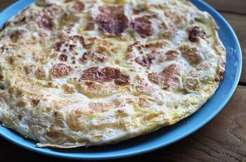 Пирог из лаваша на сковородке фото 8 шага рецепта