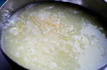 Блины на сыворотке фото 2 шага рецепта