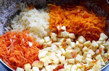 Сладкий пирог из овощей фото 5 шага рецепта