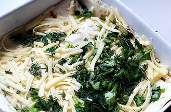 Пирог из лаваша с сыром фото 2 шага рецепта