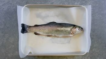 Форель запеченная с сыром фета фото 1 шага рецепта