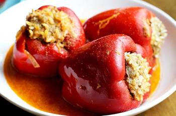 Фаршированные перцы фото 9 шага рецепта