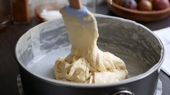 Сливовый пирог по рецепту Нью-Йорк Таймс фото 4 шага рецепта