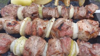 Шашлык на гранатовом соке фото 7 шага рецепта