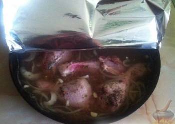 Гречка с курицей в духовке фото 2 шага рецепта