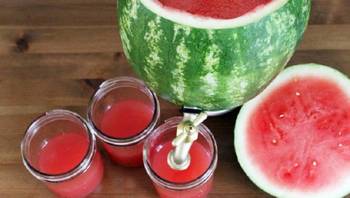 Пунш из арбуза фото 2 шага рецепта
