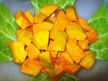 Свинина с тыквой в духовке фото 2 шага рецепта