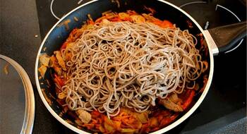 Якисоба фото 9 шага рецепта