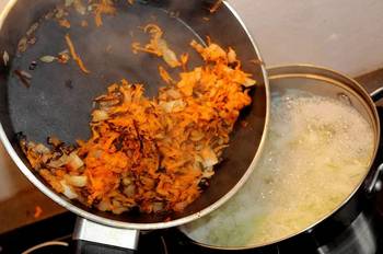 Борщ без мяса фото 10 шага рецепта