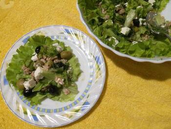 Салат с консервированным тунцом фото 11 шага рецепта