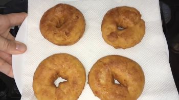 Пончики из творога фото 10 шага рецепта