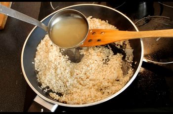 Ризотто с курицей и овощами фото 9 шага рецепта