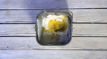 Хлеб на кефире в хлебопечке фото 3 шага рецепта