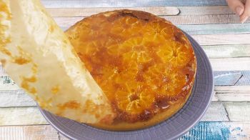 Пирог с мандаринами фото 11 шага рецепта