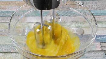 Пирог с мандаринами фото 2 шага рецепта