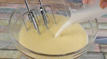 Пирог с мандаринами фото 3 шага рецепта