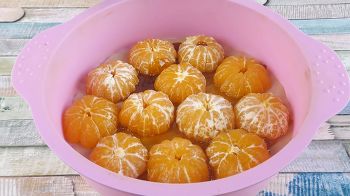 Пирог с мандаринами фото 8 шага рецепта