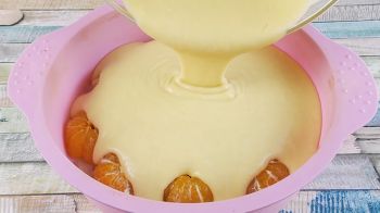 Пирог с мандаринами фото 9 шага рецепта