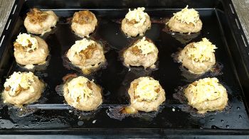 Мясные гнезда с грибами и сыром фото 10 шага рецепта