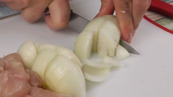 Торт из куриного филе 2 шаг