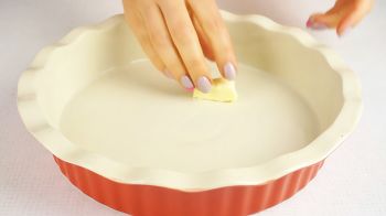 Тыквенный пирог со сгущенкой фото 9 шага рецепта