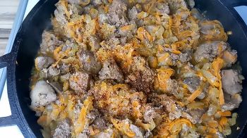 Паштет из куриной печени с морковью фото 10 шага рецепта