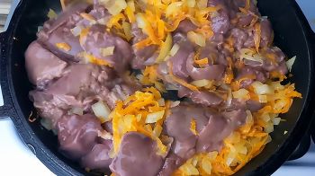 Паштет из куриной печени с морковью фото 6 шага рецепта