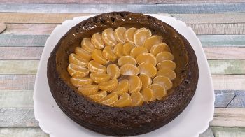 Торт с мандаринами фото 16 шага рецепта