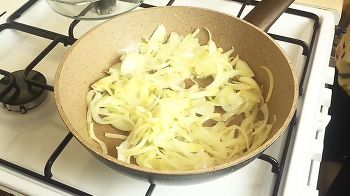 Гратен из картофеля с курицей и грибами фото 4 шага рецепта