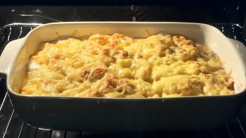 Гратен из картофеля с курицей фото 13 шага рецепта