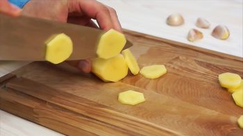 Гратен из картофеля с курицей фото 8 шага рецепта