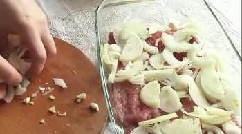 Гратен из картофеля с мясом фото 5 шага рецепта