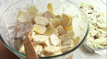 Гратен из картофеля с мясом фото 9 шага рецепта