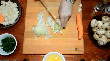 Грибная запеканка в духовке фото 2 шага рецепта