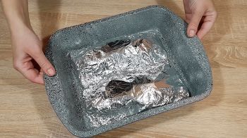 Запеченная скумбрия в фольге фото 9 шага рецепта