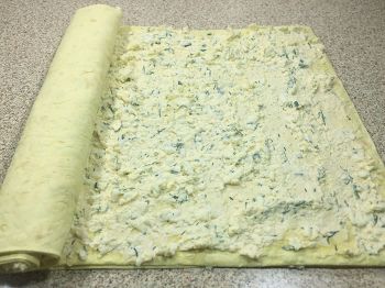 Рулет из лаваша с плавленым сыром фото 6 шага рецепта