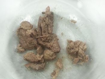 Тарталетки с печенью трески фото 1 шага рецепта