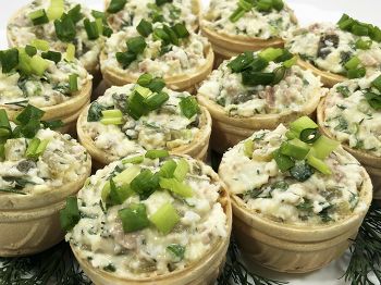 Тарталетки с печенью трески фото 7 шага рецепта