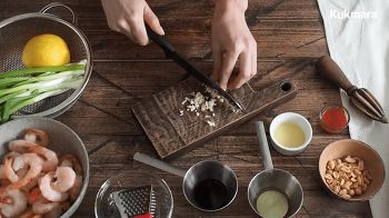 Фунчоза с креветками и овощами фото 7 шага рецепта