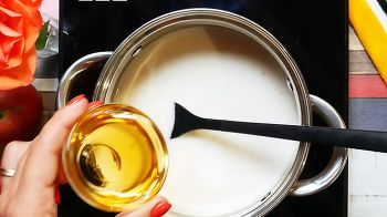 Овсянка на миндальном молоке фото 3 шага рецепта