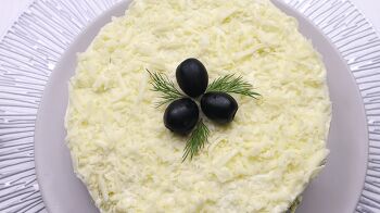 Салат «Снежный король» фото 11 шага рецепта