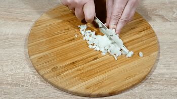 Постный Оливье фото 4 шага рецепта