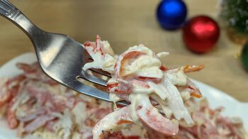 Салат Красное море фото 7 шага рецепта