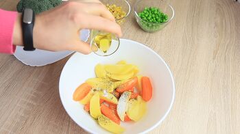 Овощи на пару в мультиварке фото 3 шага рецепта