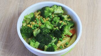 Овощи на пару в мультиварке фото 8 шага рецепта