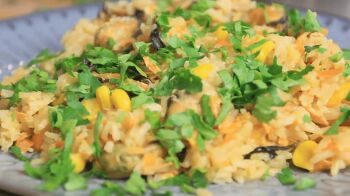 Плов с мидиями фото 10 шага рецепта