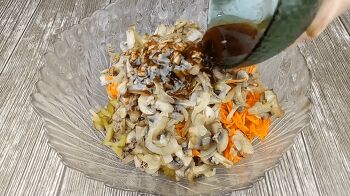 Салат с куриной печенью и морковью по корейски фото 8 шага рецепта