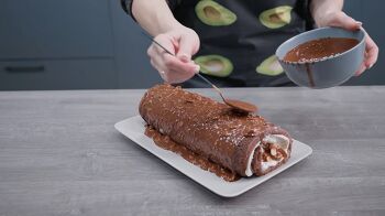 Рулет Сникерс фото 15 шага рецепта