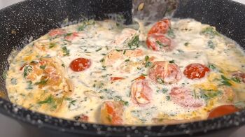 Паста с креветками в сливочном соусе фото 10 шага рецепта